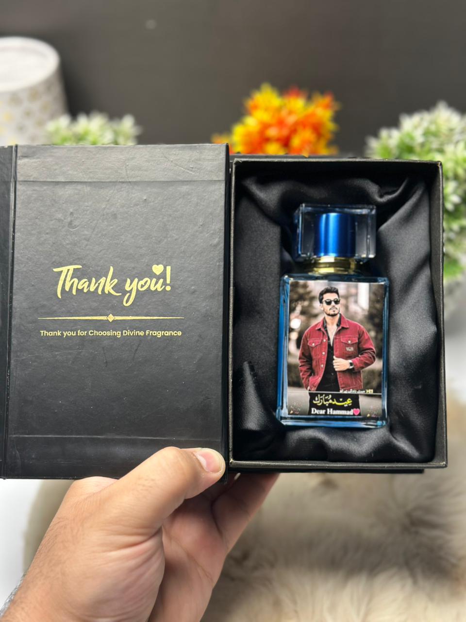Customize Eid Mubarak Photo Perfume
